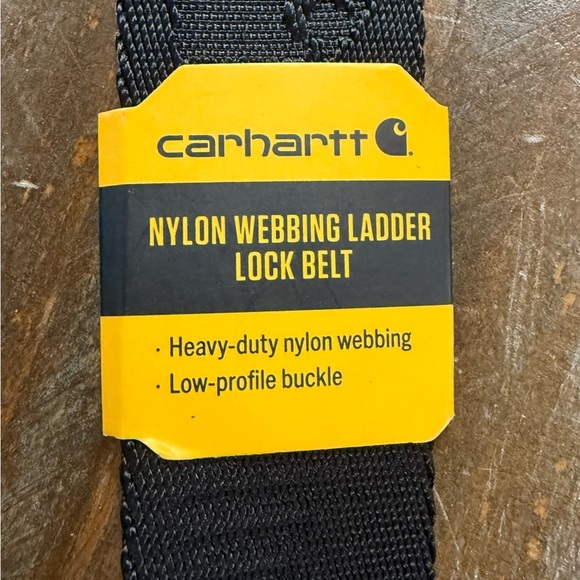 Carhartt Black Nylon Webbing Ladder Lock Belt - Picture 2 of 4
